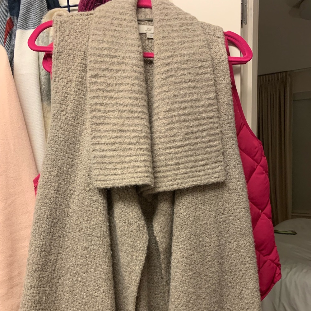 Loft Wool Vest Size Medium